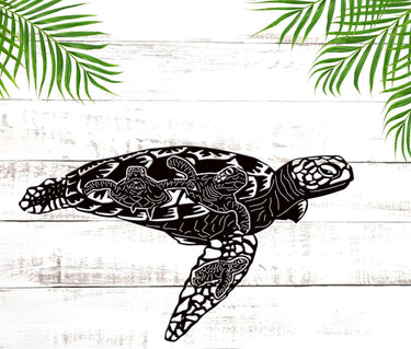 Sea Turtle Scene - Simply Royal Design
